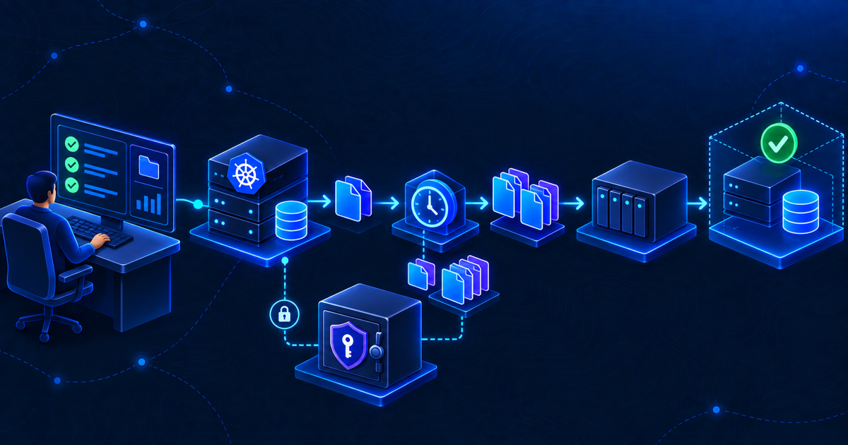 Audit k3s etcd backups by checking snapshot age, schedule, retention, server token, off-host copy, and isolated restore test