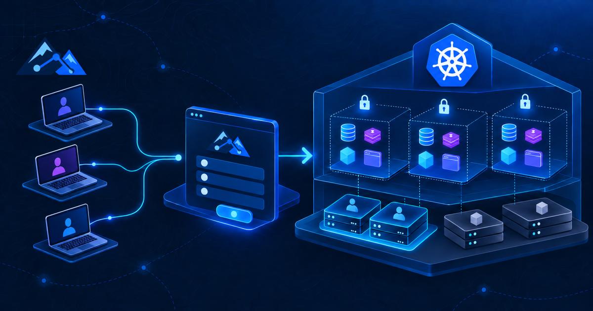 Kubernetes developer platform providing isolated self-service sandboxes on an existing k3s cluster